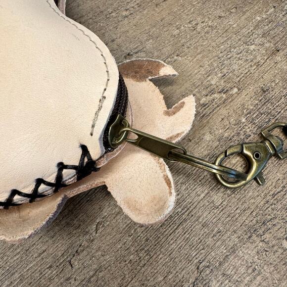 Genuine Leather Cow Wristlet Wallet Leather Coin Purse NEW FAST SHIP - Picture 3 of 9